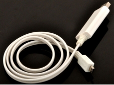 Blue LED Light charger Sync Cable for Samsung/HTC
